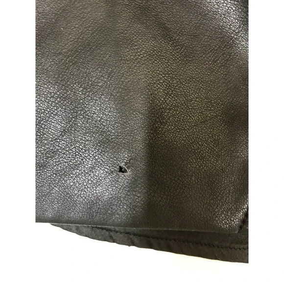 Blank NYC Spend The Night Skirt Mini Faux Leather Black 29 - Picture 6 of 14